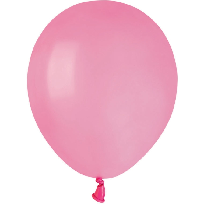 50 Ballons Rose Mat 13cm 