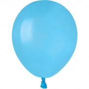 50 Ballons Bleu lagon Mat Ø13cm