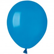 50 Ballons Bleu Mat Ø13cm