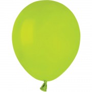 50 Ballons Vert anis Mat Ø13cm