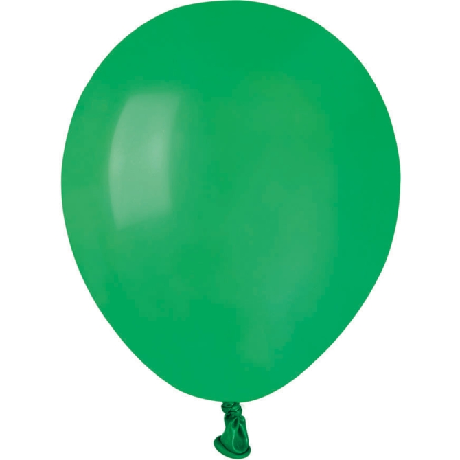 50 Ballons Vert Mat 13cm 