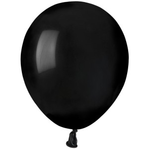 50 Ballons Noir Mat Ø13cm