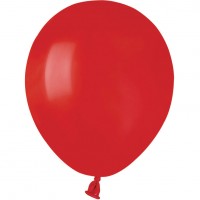 50 Ballons Rouge Mat 13cm