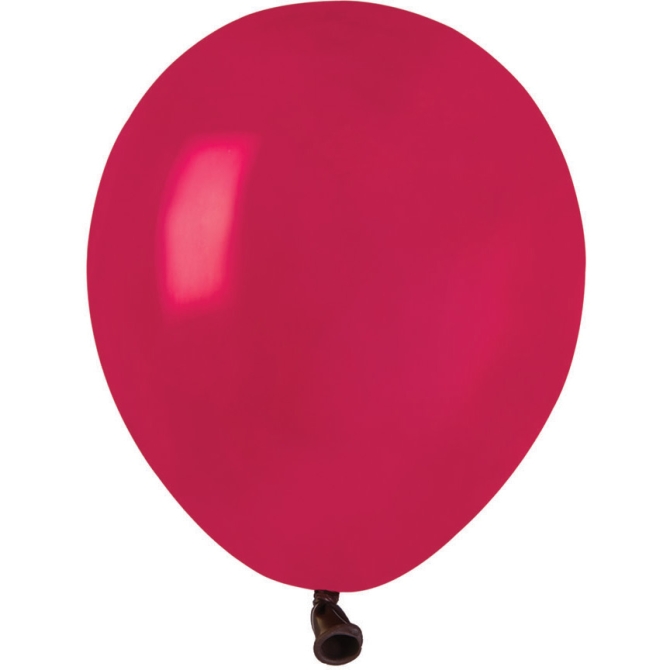 50 Ballons Bordeaux Mat 13cm 