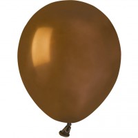 50 Ballons Marron Mat 13cm