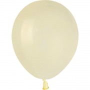50 Ballons Ivoire Mat Ø13cm