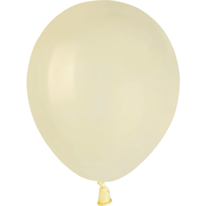 50 Ballons Ivoire Mat 13cm 