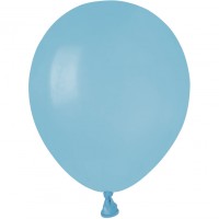 50 Ballons Bleu pastel Mat 13cm