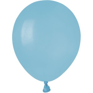 50 Ballons Bleu pastel Mat Ø13cm