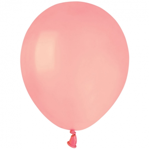 50 Ballons Rose pastel Mat Ø13cm 
