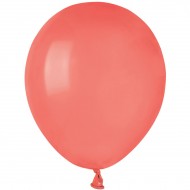 50 Ballons Corail Mat Ø13cm
