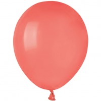 50 Ballons Corail Mat 13cm