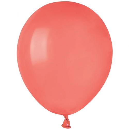 50 Ballons Corail Mat Ø13cm 
