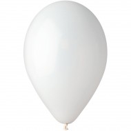 10 Ballons Blanc Mat Ø30cm
