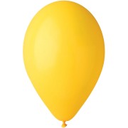 10 Ballons Jaune Mat Ø30cm