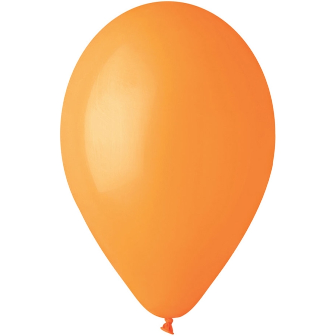 10 Ballons Orange Mat 30cm 