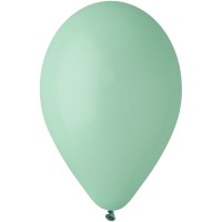10 Ballons Vert eau Mat 30cm