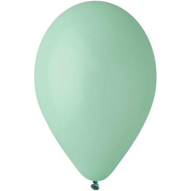 10 Ballons Vert eau Mat 30cm 