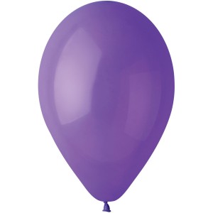 10 Ballons Violet Mat Ø30cm
