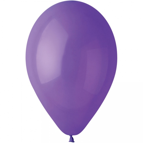10 Ballons Violet Mat Ø30cm 