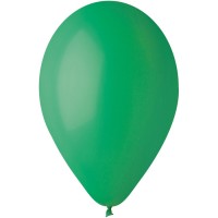 10 Ballons Vert Mat 30cm