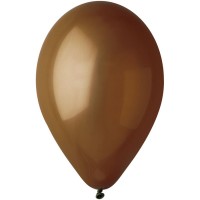 10 Ballons Marron Mat 30cm