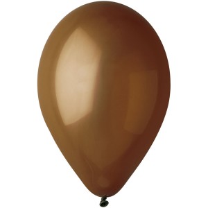 10 Ballons Marron Mat Ø30cm
