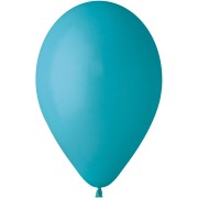 10 Ballons Turquoise Mat Ø30cm
