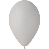 10 Ballons Gris Mat 30cm