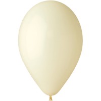 10 Ballons Ivoire Mat 30cm