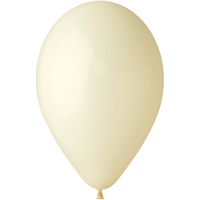 10 Ballons Ivoire Mat 30cm 