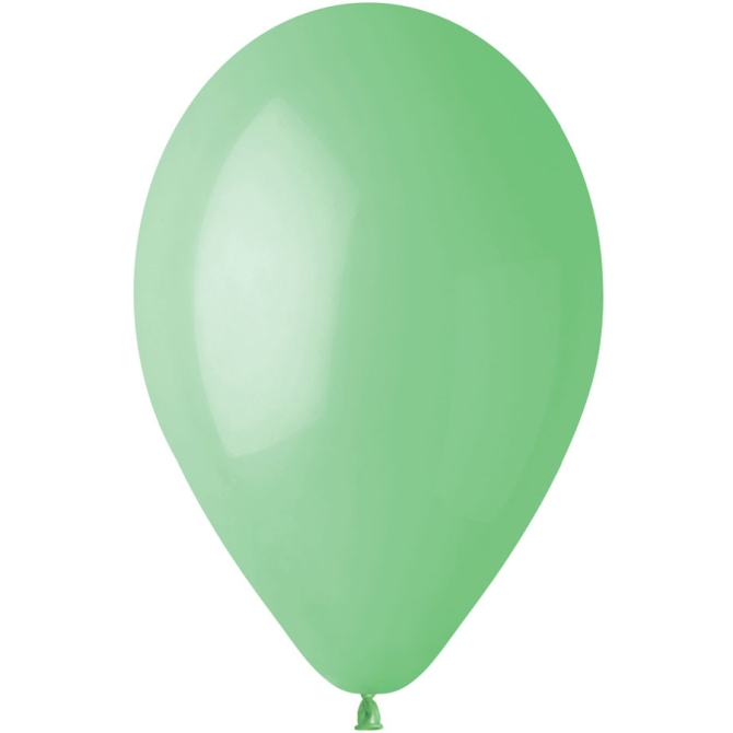 10 Ballons Vert menthe Mat 30cm 