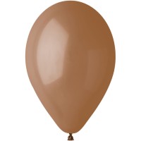 10 Ballons Moka Mat 30cm