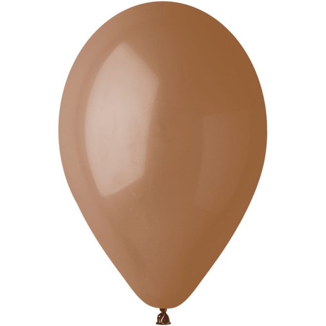 10 Ballons Moka Mat Ø30cm 