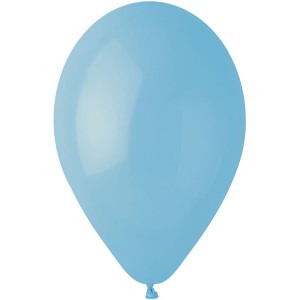 10 Ballons Bleu pastel Mat 30cm