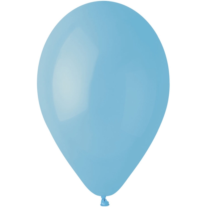 10 Ballons Bleu pastel Mat 30cm 