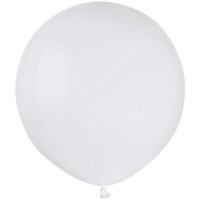 10 Ballons Blanc Mat 48cm