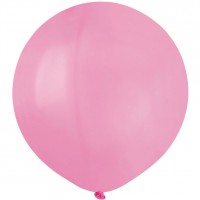 10 Ballons Rose Mat 48cm