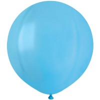 10 Ballons Bleu lagon Mat 48cm