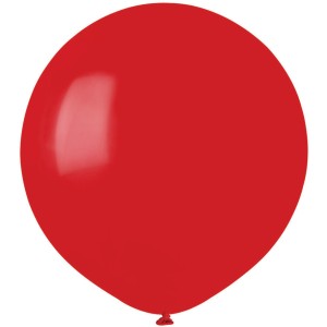 10 Ballons Rouge Mat Ø48cm