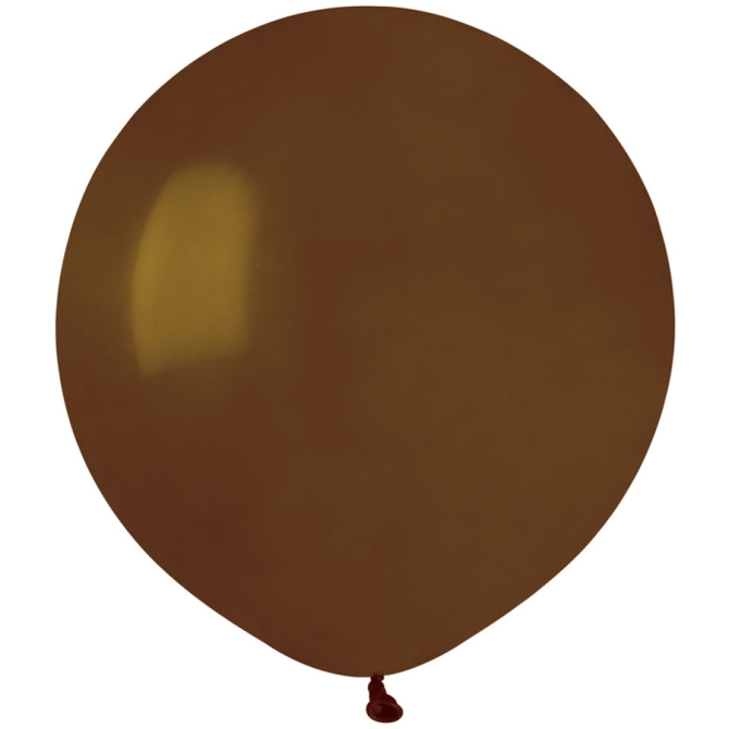 10 Ballons Marron Mat Ø48cm 
