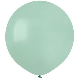 10 Ballons Vert eau Mat Ø48cm