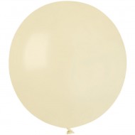 10 Ballons Ivoire Mat Ø48cm