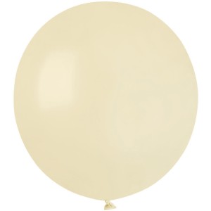 10 Ballons Ivoire Mat Ø48cm