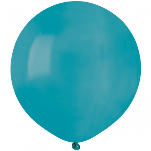 10 Ballons Turquoise Mat Ø48cm 