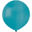 10 Ballons Turquoise Mat 48cm