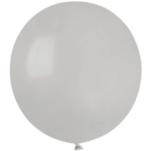 10 Ballons Gris Mat Ø48cm