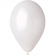 10 Ballons Blanc Nacré Ø30cm