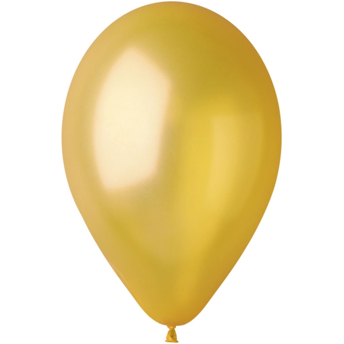 10 Ballons Or Nacr 30cm 