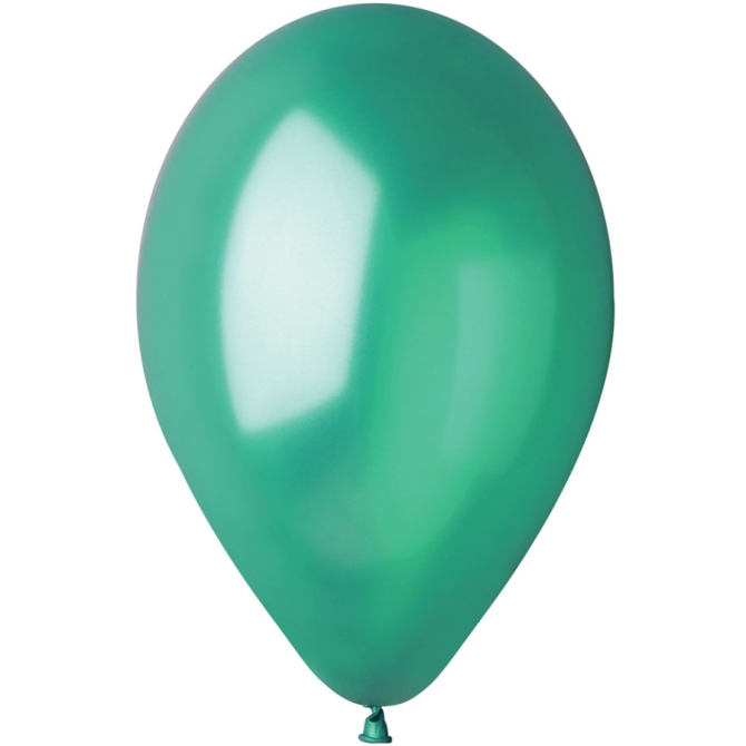 10 Ballons Vert sapin Nacr 30cm 